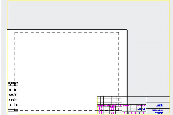 CAD中圖框和布局顯示的背景不匹配